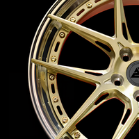 Jantes en alliage d'aluminium forgé poli sur mesure de 22 pouces, 2 pièces, nouvelles, multi-branches avec boulons pour Rolls Royce Ghost Phantom Cullinan