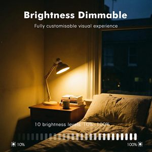 Bombillas LED Recargables con Control Remoto E26, Bombilla de Batería para Lámparas, Bombilla Magnética Inalámbrica con 3CCT y 12 Colores RGB - Product Image 3