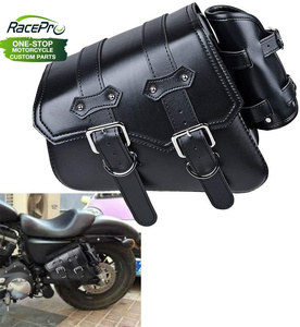 RACEPRO – sacoches en cuir PU pour <span class=keywords><strong>Harley</strong></span> <span class=keywords><strong>Davidson</strong></span> <span class=keywords><strong>Softail</strong></span> Deluxe Dyna Wide Glide Fat Bob, accessoires de moto - Product Image 1
