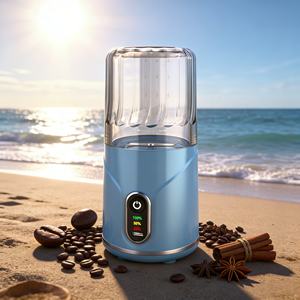 Mixeur portable robuste pour smoothies, alimenté par USB/batterie, 6 lames, sans BPA, qualité alimentaire, faible bruit, broyage de glace pour voiture et extérieur - Product Image 5