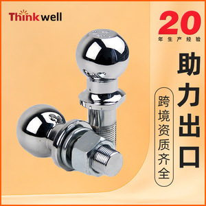 Boule d'attelage Thinkwell en acier inoxydable 50 mm filetée - Product Image 4