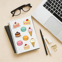 Pegatinas decorativas personalizadas de BOCE, estilo caricatura, únicas, creativas, para cuadernos DIY.