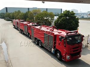 Promotion Spéciale Afrique Isuzu 14000L Véhicule de Pompiers Grande Pompe Moteur 14 Tonnes Camion Pompier Entretien Facile - Product Image 6