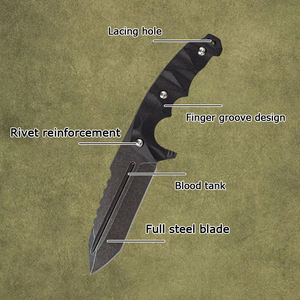 Cuchillo Multifuncional Night Watch DIY con Hoja de Acero Inoxidable Tipo Drop Point, Mango G10, Funda Kydex para Exteriores y Clip para Cinturón - Product Image 2