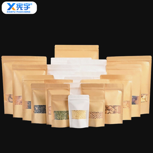 Sachet refermable personnalisé en papier kraft brun, anti-odeur, pour le stockage alimentaire des épices, de la <span class=keywords><strong>cannelle</strong></span>, des grains de poivre du Sichuan et des piments. - Product Image 4