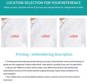 Meilleure vente à manches longues hommes et femmes médecins vêtements de laboratoire usine alimentaire pharmacie vêtements de travail personnalisation médecin infirmière uniforme - Product Image 5