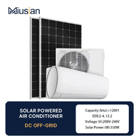 Climatiseur solaire hybride Mutian 12000/18000/24000BTU 1.5/2/3HP AC/DC