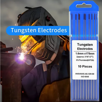 Electrodos de Soldadura TIG de Tungsteno Wolfram 2.4X175 2% Lanthanum Wl20 Punta Azul EL Electrodo de Tungsteno