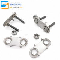 Factory Price140E 190E 1" 1.5" 2"carbon Steel Conveyor Flat Belt Fastener Solid Plate Belt Fastener for Conveyor