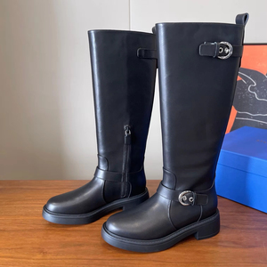 Bottes SW originales sur mesure pour femmes, avec des boucles personnalisées en cuir rétro distinctives, d'une marque réputée. - Product Image 1