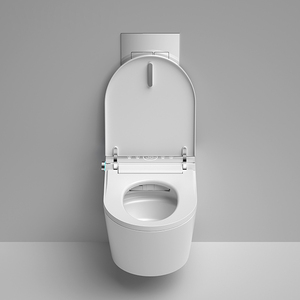 WC intelligent suspendu avec bidet intégré et capteur de pied pour chasse d'eau automatique, ensemble complet HMW-GS1 Lo - Product Image 3