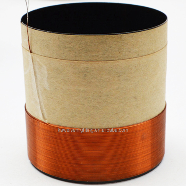 Hot Sale Various Sizes of Subwoofer Voice Coil Black Aluminum Skeleton Copper Wire Speaker Voice Coil for Various Loudspeakers