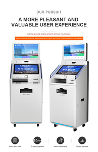 Ker tự phục vụ A4 <span class=keywords><strong>in</strong></span> RFID an ninh kiosk máy kép cong màn hình cảm ứng đầu đọc thẻ cho Chính Phủ đăng ký SDK - Product Image 4