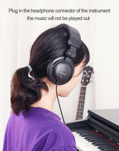 <span class=keywords><strong>Casque</strong></span> de jeu professionnel ANC avec microphone intégré, écouteurs supra-auriculaires pour DJ et enregistrement mobile - Product Image 2