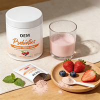 Complément alimentaire pour adultes, marque privée OEM, probiotiques, prébiotiques en poudre, 20 milliards de probiotiques, 7 souches, améliore l'immunité, favorise