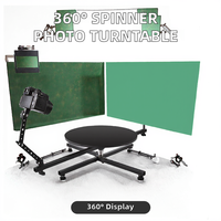 Vente en gros de cabine photo panoramique 360°, accessoires de studio photo en métal pour la vidéo commerciale, la présentation de produits, la numérisation 3D