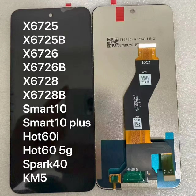 Mobile Phone Lcd for Infinix Itel X650 X6515 X680 X6511 BF6 BF7 Smart10 X6725 HOT60i Spark40 Touch Screen Lcd Display Pantalla