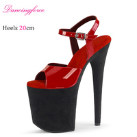 Chaussures de pole dance à plateforme en daim enveloppantes, antidérapantes, augmentant la taille de 20 cm, sexy, pour la nuit, pour les modèles de danse en bar, talons hauts