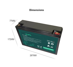 Baterai LiFePO4 12V 50ah Lipo4 baterai Litio LiFePO4 baterai Ion Lithium surya - Product Image 3