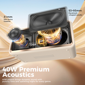 Loa di động W-King H130 sản phẩm mới 40W, loa thùng với loa siêu trầm, loa Bluetooth, thiết bị điện tử, đồ chơi điện tử, thiết bị chống nước IPX7 - Product Image 5