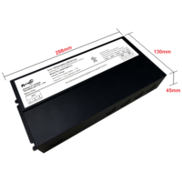 Driver LED AC-DC 3 canaux à tension constante 24V/48V 288W, étanche IP67, dimmable 5-en-1 pour éclairage LED