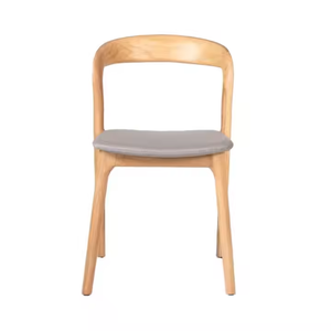 JP Orangefurn Silla de madera <span class=keywords><strong>popular</strong></span> hecha en China Tela de silla de comedor moderna blanca de lino gris barata - Product Image 2