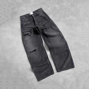 <span class=keywords><strong>Pantaloni</strong></span> larghi in cotone 100% da <span class=keywords><strong>uomo</strong></span> <span class=keywords><strong>di</strong></span> alta qualità per <span class=keywords><strong>uomo</strong></span> <span class=keywords><strong>pantaloni</strong></span> larghi lavati in <span class=keywords><strong>velluto</strong></span> <span class=keywords><strong>a</strong></span> <span class=keywords><strong>coste</strong></span> larghi e in difficoltà - Product Image 4