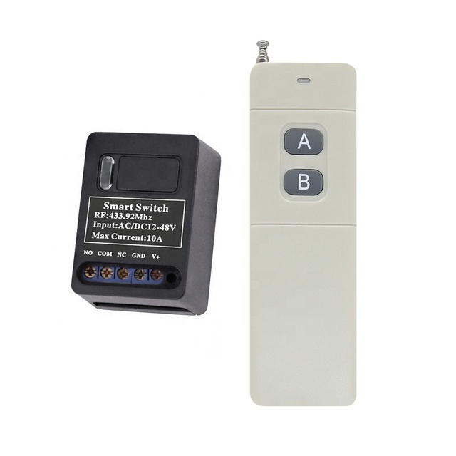 Custom Design 3000 Meters RF Receivers Long Distance DC 12v 1 Channel Remote Control on off Switch for Access Control