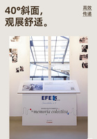 Table d'affichage pliable personnalisée en carton ondulé léger et écologique pour centres commerciaux et bureaux d'information