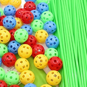 Kit de Construction de Fort pour Enfants : <span class=keywords><strong>Tente</strong></span> de Jeu Intérieure DIY 3D avec Bâtons et Balles - Product Image 5