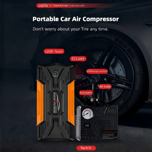 Jump Starter 1000A Car Emergency Start Power <strong>Jumper</strong> Car Jump Starter with air Compressor Car Battery Jump Starter Tire Inflator - Product Image 3