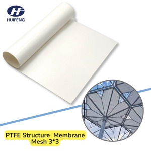 Lưới 3*3 PTFE Màng Công Nghiệp Thiết Kế Sân Vận Động Bóng Đá Độ Bền Kéo Kiến Trúc Cấu Trúc Màng Cho Khách Sạn Biệt Thự - Product Image 1