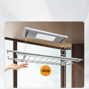 Tendedero eléctrico inteligente con control remoto, elevación totalmente automática, telescópico, con control por voz, para balcones domésticos. - Product Image 6