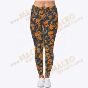 Leggings personalizados al por mayor impresos apretados Fitness deportes Yoga para mujeres con Impresión digital personalizada transpirable de secado rápido - Product Image 1