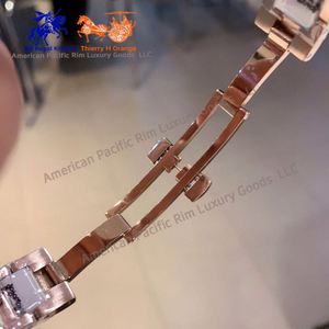 นาฬิกาควอตซ์หน้าปัดมุกประดับเพชรทรงกลม สายเซรามิกสแตนเลสสำหรับผู้หญิง Longinesing - Product Image 3