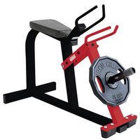 Machine de musculation commerciale à charge de plaques en acier pour l'entraînement de la force des bras et des avant-bras, réglable et durable