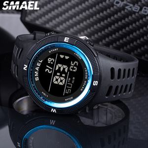 Montre pour homme SMAEL 1915, sport de luxe, affichage numérique LED, résistante à l'eau 5ATM, charme tendance, plastique - Product Image 4