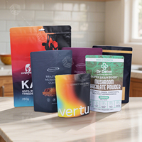 Sachets Doypack Refermables Anti-Odeur en Feuille d'Aluminium Imprimés sur Mesure pour Emballage Alimentaire et Boissons