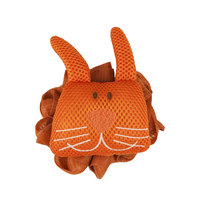 Épurateur de bain en forme d'animal mignon de dessin animé léger et Portable tapis de luffa naturel ou jouets naturels animaux éponge
