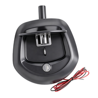 Serrure de coffre de camion électrique 12V avec poignée en T, serrure à compression, serrure à queue de baleine, serrure de porte de compartiment de camping-car