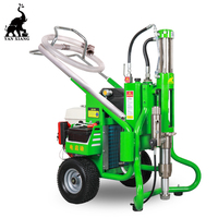 A8L Alat Semprot Dempul Airless Bertenaga Bensin Tekanan Tinggi Industri dengan Pompa Piston Hidrolik Motor Tanpa Sikat 4000PSI