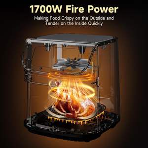 Wholesale Customizable 8L Stainless Steel Smart <b>Air</b> <b>Fryer</b> Touchscreen Control Non-Stick Surface Overheat Household - Product Image 2