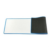 AY Kosong Putih Sublimasi Kunci Tepi Mouse Pad Kustom Dicetak Bantalan Mouse