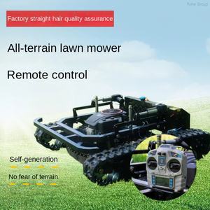 Tondeuse à gazon télécommandée à chenilles de style réservoir, désherbeuse extérieure intelligente télécommandée pour verger et pâturage - Product Image 3