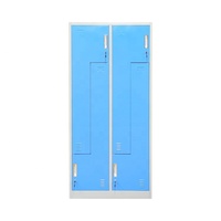 Garde-robe de gymnastique à 6 portes, meuble à 6 compartiments, placard de rangement, casier en métal