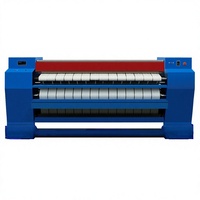 Repasseuse industrielle à plat 3300 mm, machine à repasser à rouleaux pour blanchisserie commerciale, pour draps d'hôtel, électrique à vapeur