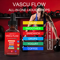 Vente chaude OEM Vascu Flow Drops pour le soutien du flux sanguin Cayenne Pepper Drops Supplément Liquide + Berry Vitamin D3 K2 60ml