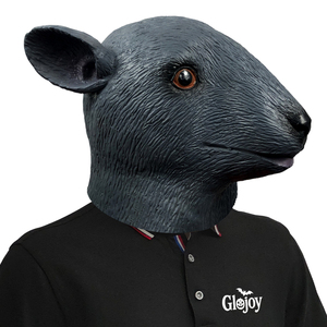 Masque facial réaliste en latex de rat, accessoire de costume animal pour Halloween, soirées maison hantée et événements fantaisie - Product Image 1