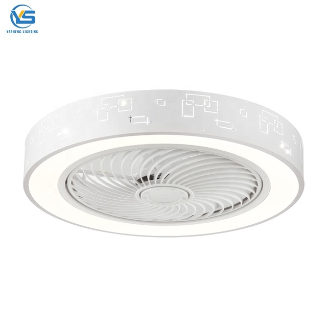732A Smart Ceiling Fan with Remote and Light 50cm 60cm for Bedroom Ceiling Fan Manufacturing Company