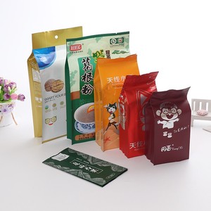 Sacs alimentaires en plastique sous vide personnalisés, sacs autoportants scellés à huit côtés, sacs en aluminium, sacs d'emballage pour thé personnalisés - Product Image 6